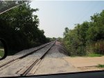 Michigan Ave. Crossing over CN Railroad looking South from Crossing